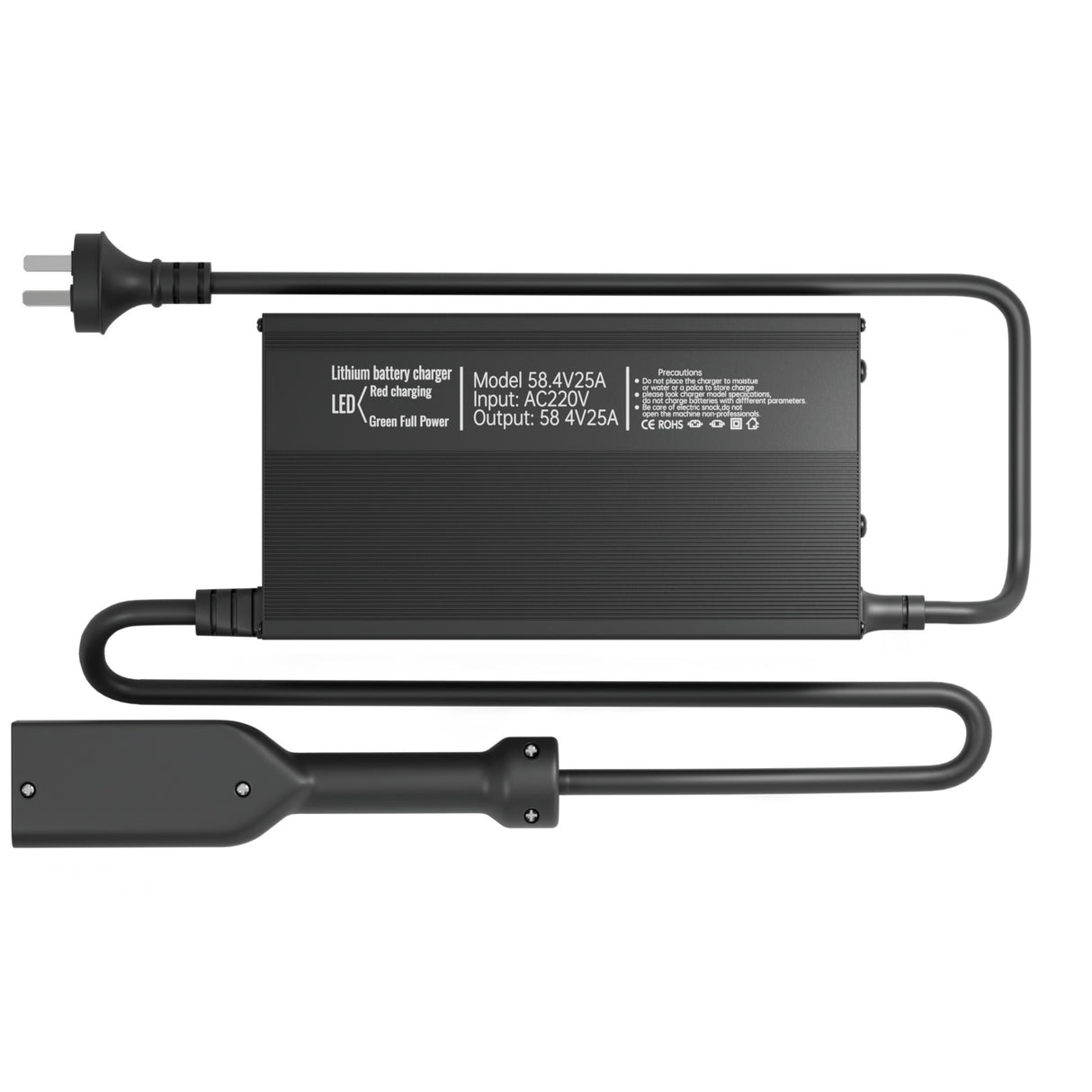 VoltX 48V 15A Golf Cart Battery Charger for EZGO TXT, 1500W IP67 Waterproof