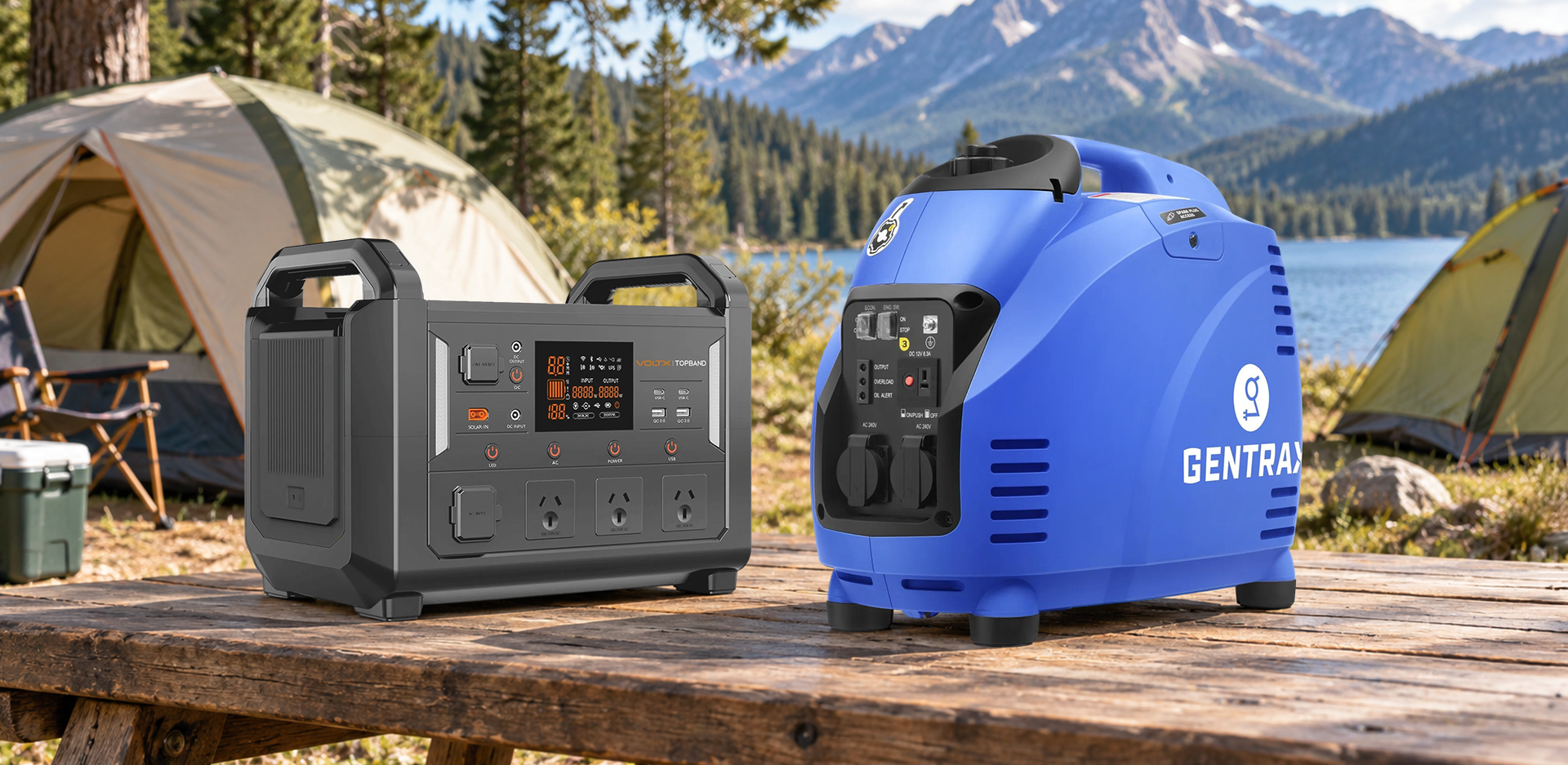 Inverter Generator vs Portable Power Station for Camping: How to Choose Outbax