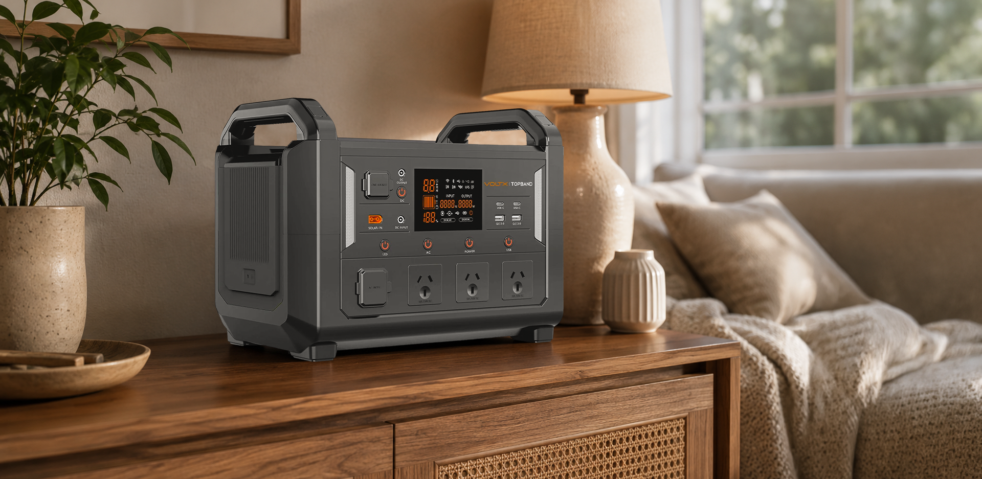 VoltX Topband V1200 Portable Power Station Review 2026: 1152Wh of Silent, Fuel-Free Backup Power Outbax