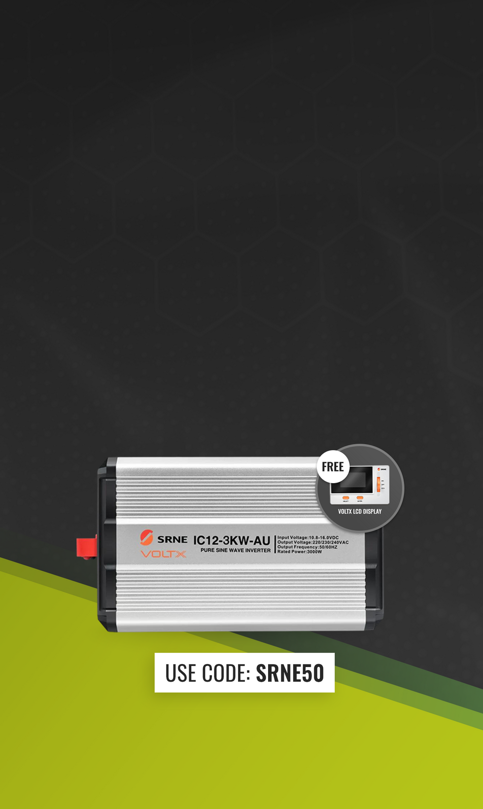 50% Off VoltX SRNE Inverters