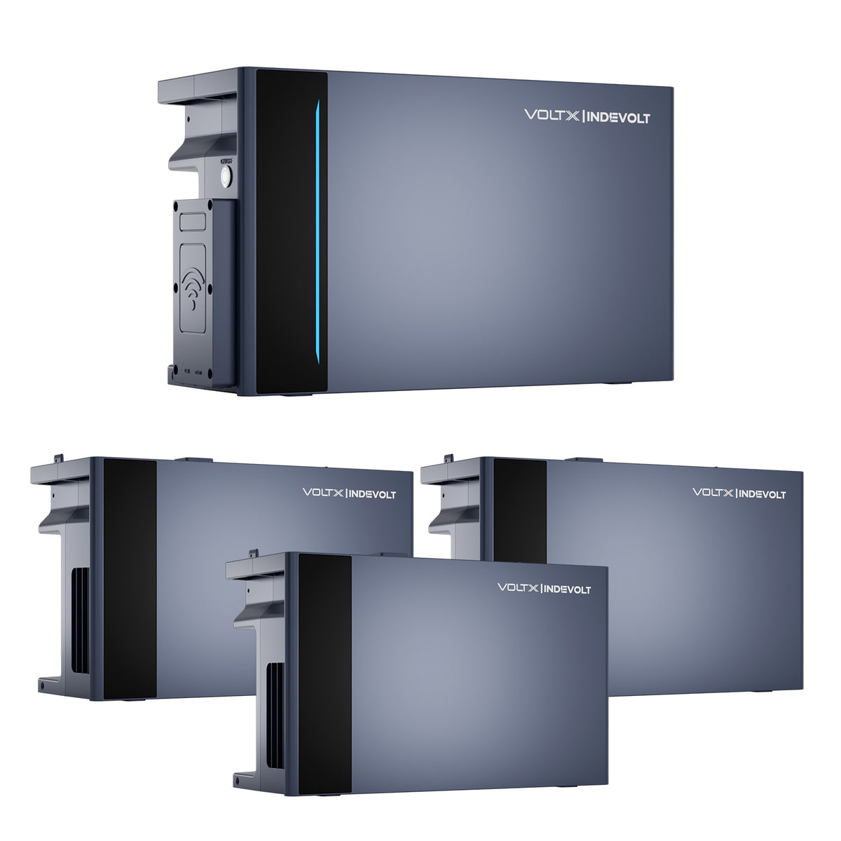 VoltX Indevolt PowerFlex 3000 AC Off-Peak Home Battery, Expandable 2kWh to 12kWh, 1000W-3000W LiFePO4 Energy Storage
