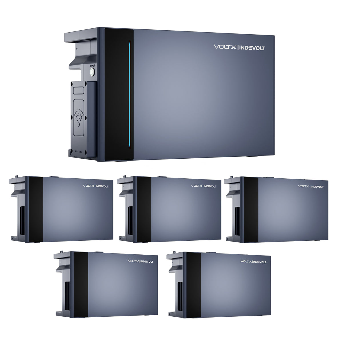 VoltX Indevolt PowerFlex 3000 AC Off-Peak Home Battery, Expandable 2kWh to 12kWh, 1000W-3000W LiFePO4 Energy Storage