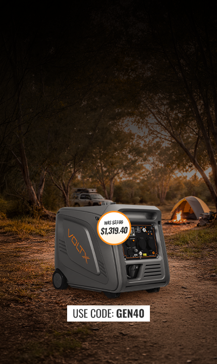 VoltX VX3850 Pro 2-Wire Inverter Generator at 40% off