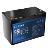 Queens 12V 95AH Lithium Iron Phosphate Battery LiFePO4 Prismatic Cells Camping