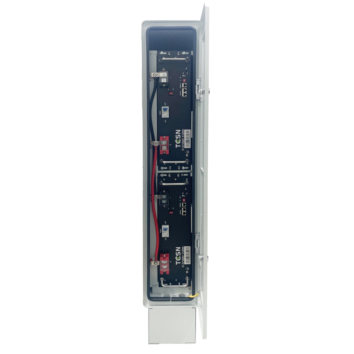 TCSN Battery Cabinet for 5120Wh 51.2V 100Ah LiFePO4 Battery Module