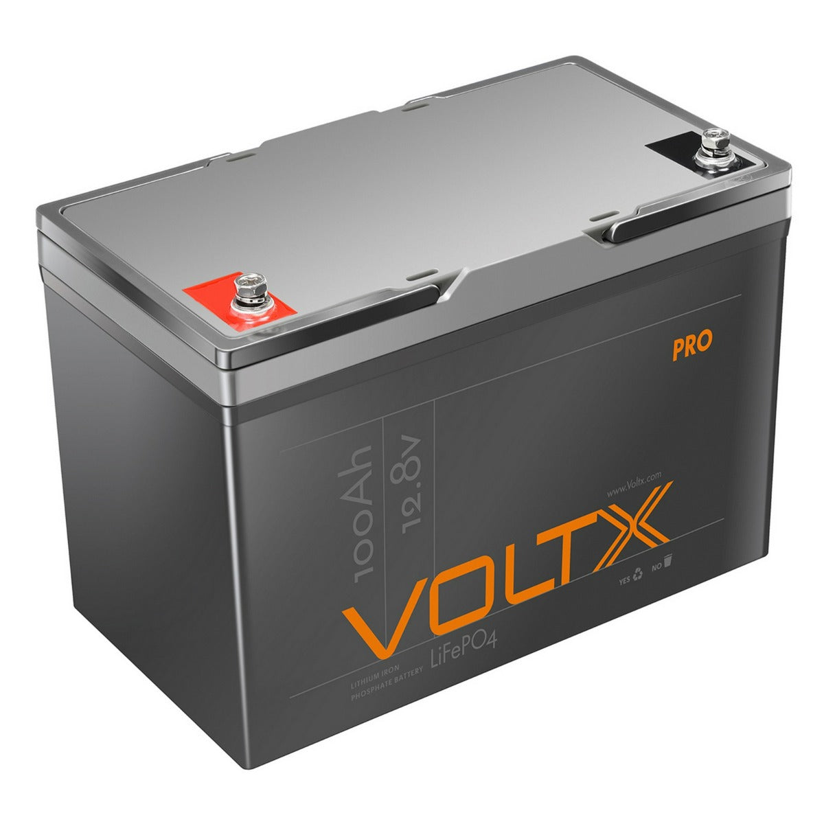 Victron Smart IP22 SLA/VoltX 12V 100Ah Pro LiFePO4 Battery