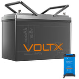 Victron Smart Charger + VoltX 12V 100Ah LiFePO4 Battery