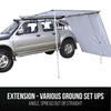 New Awning Roof Tent 2m x 3m + Extension 2m x 2m Camping Trailer 4WD Car Rack