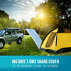 NEW 2.5M x 3M AWNING ROOF TOP TENT + EXTENSION CAMPER TRAILER 4WD 4X4 CAR RACK