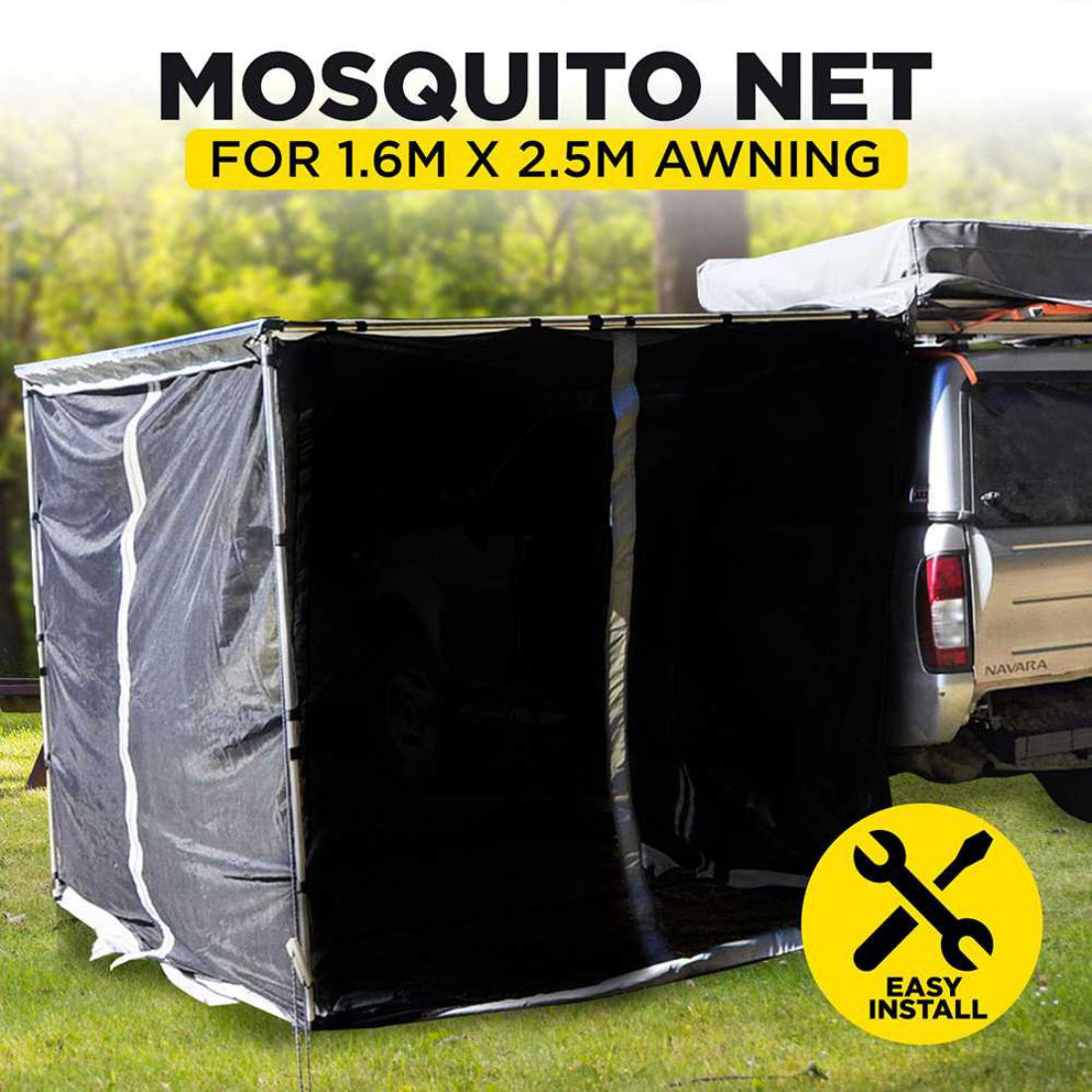 1.6m x 2.5m Awning Mosquito Net