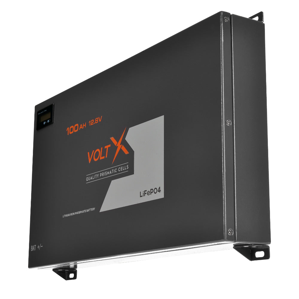 VoltX 12V 100Ah Lithium Ion LiFePO4 Battery - Ultra Light Slim Blade