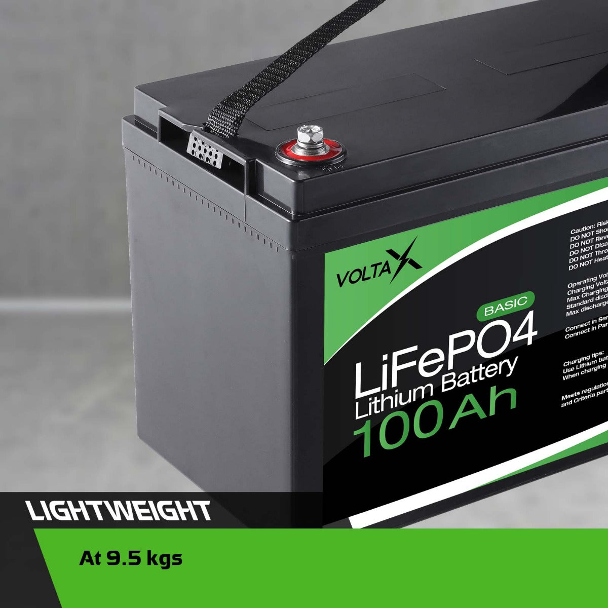 BUNDLE DEAL – VoltX 12V 100Ah LifePO4 Lithium Battery + MaxRay 12V 200W Folding Solar Blanket