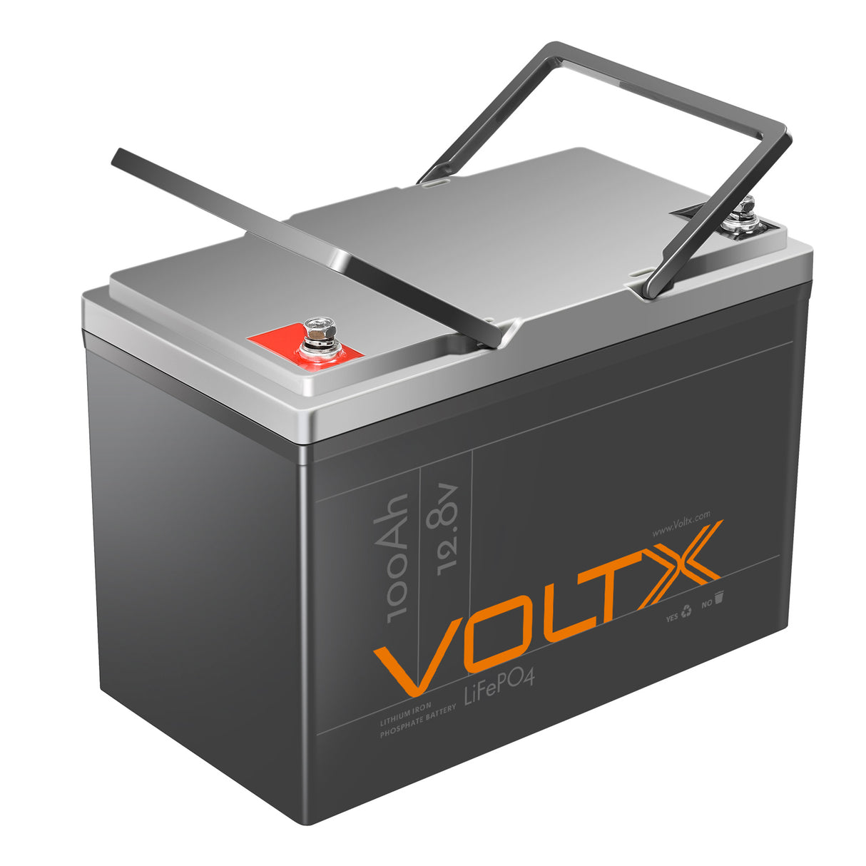 BUNDLE DEAL - VoltX 12V 100Ah LiFePO4 Battery + VoltX 12V 200W Solar Mat