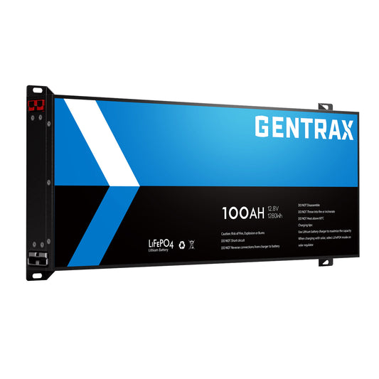 Gentrax 12V 100Ah Blade Lithium Iron Phosphate LiFePO4 Battery