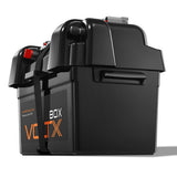 VoltX Battery Box 12V with 2x USB & Cig Socket