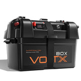 VoltX Battery Box 12V with 2x USB & Cig Socket