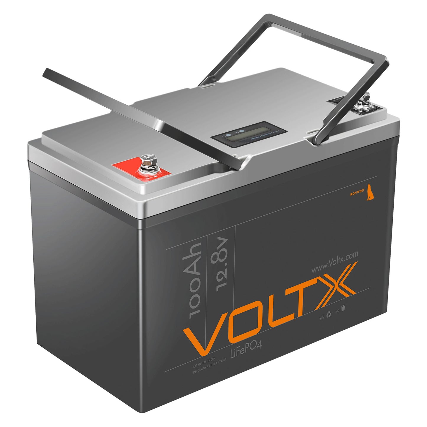 BUNDLE DEAL - VoltX 12V 100Ah LiFePO4 Battery + VoltX Battery Box 12V Lithium Battery