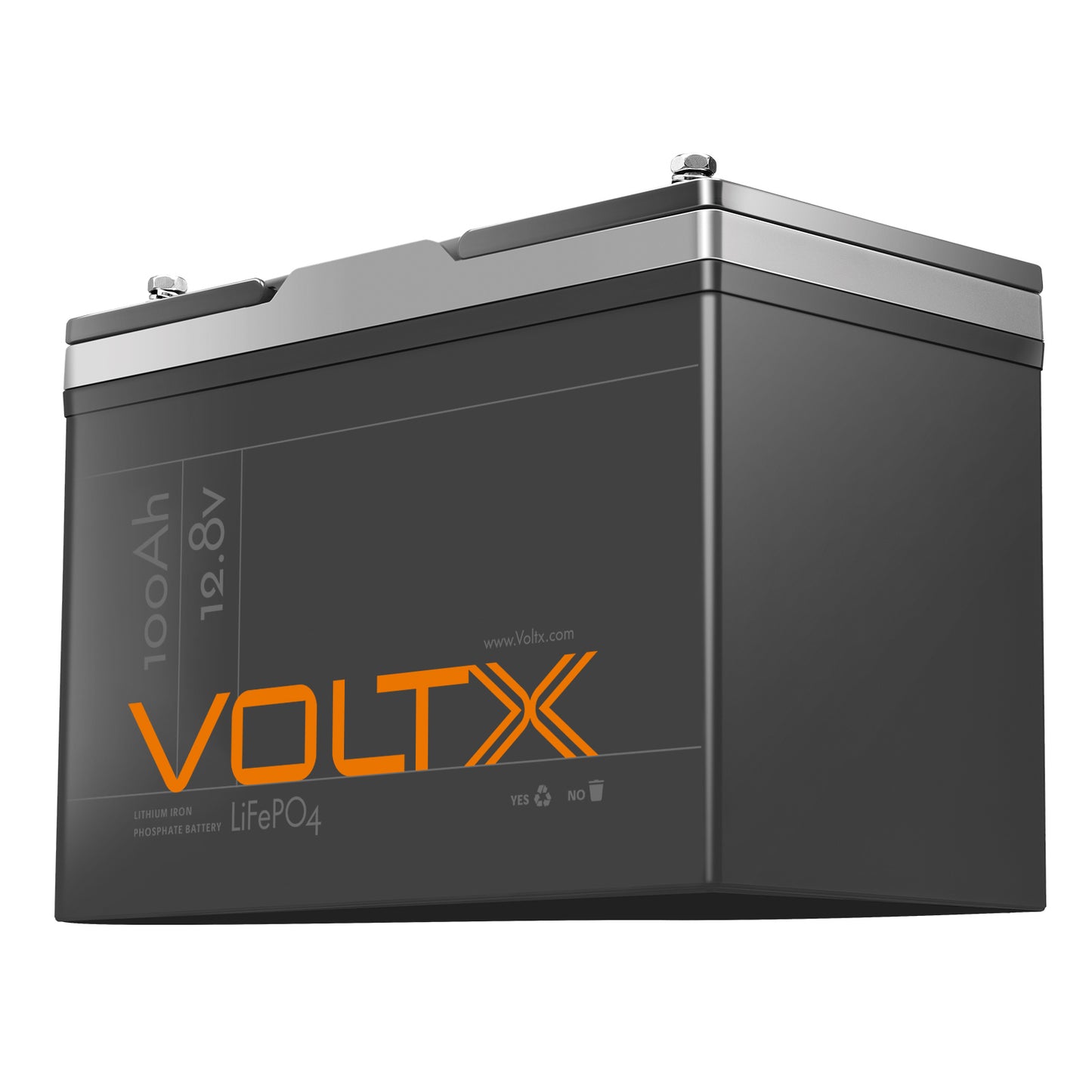 VoltX 12V 100Ah Lithium Battery LiFePO4 Ultra Premium PLUS with Upgraded BMS