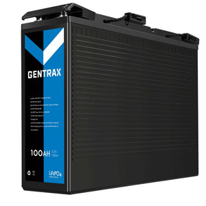 Gentrax 12V 100Ah Slim Lithium LiFePO4 Battery