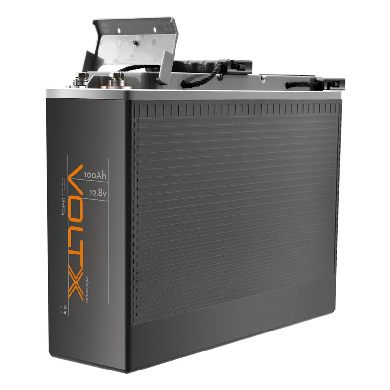 Voltx 12V 100Ah Slim Lithium LiFePO4 Battery