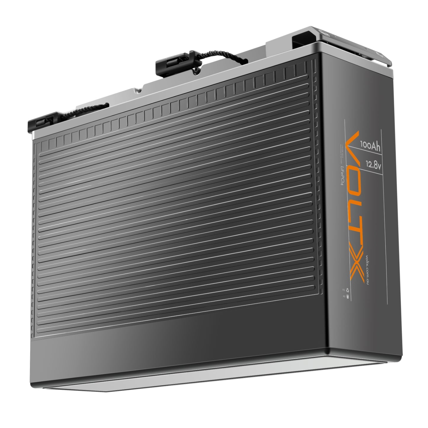VoltX 12V 100Ah Lithium Battery Slim LiFePO4 Premium PLUS