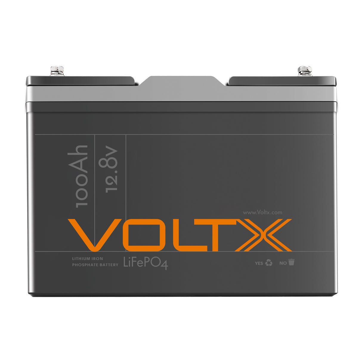 BUNDLE DEAL - VoltX 12V 100Ah LiFePO4 Battery + VoltX 12V 100W Solar Panel