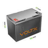 VoltX 12V 100Ah Lithium LiFePO4 Battery
