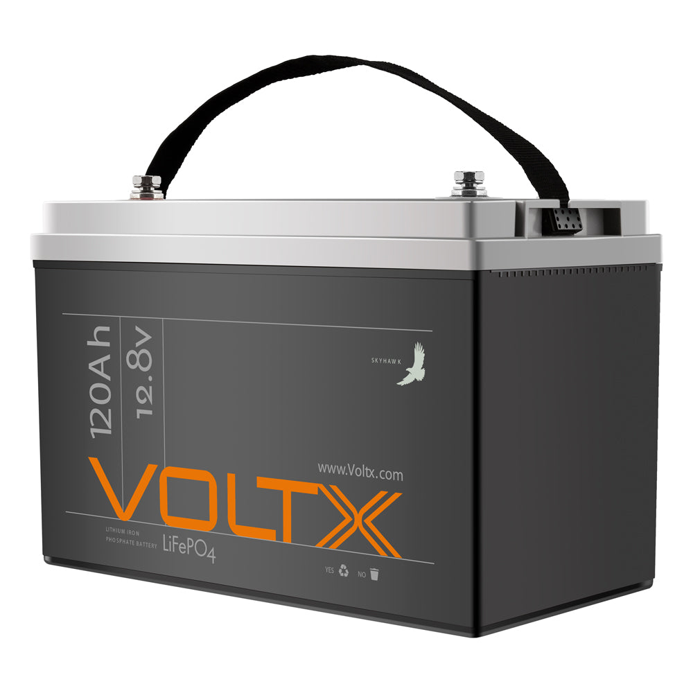 BUNDLE DEAL - VoltX 12V 120Ah LiFePO4 Battery + VoltX Premium 160W Fixed Solar Panel Kit