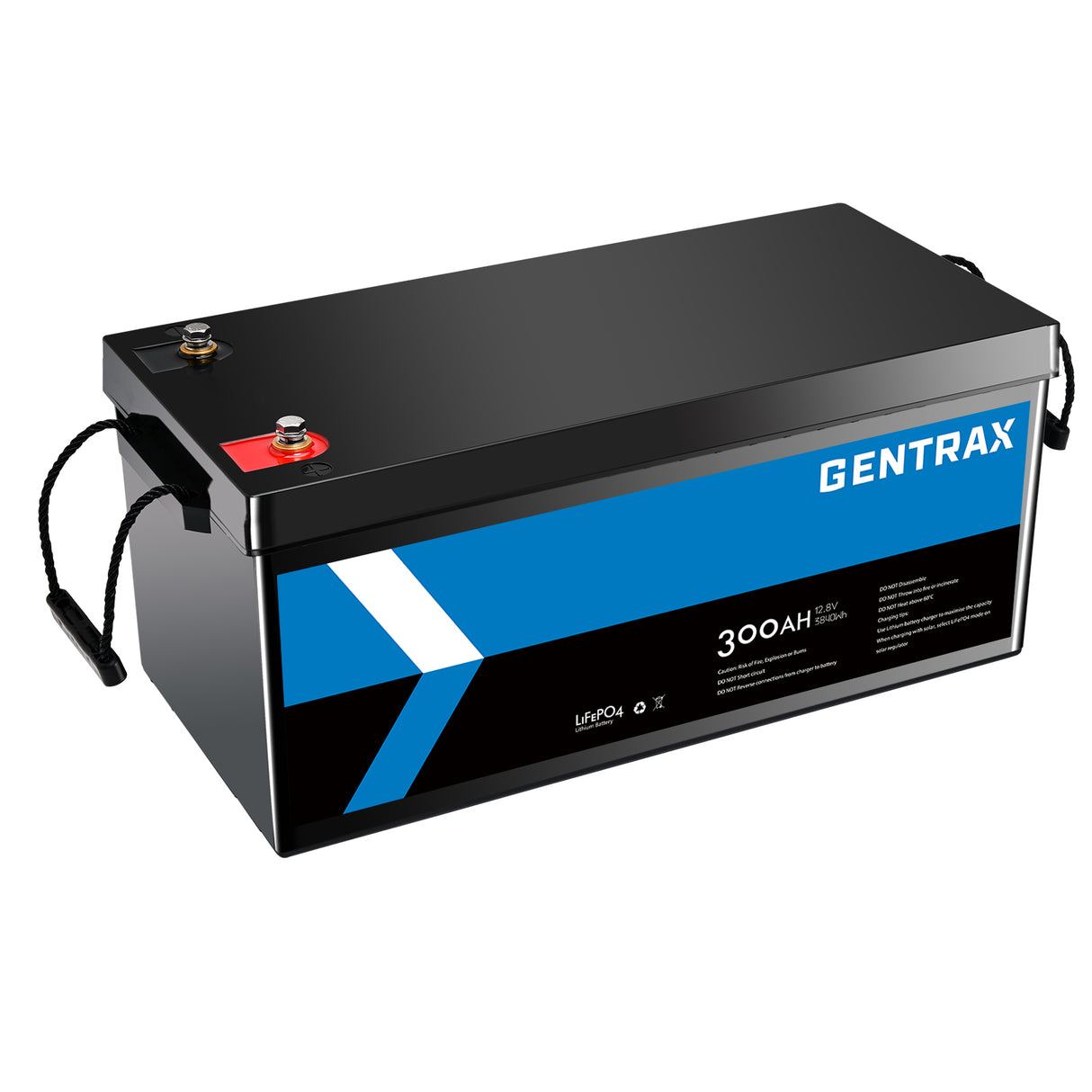 Gentrax 12V 300Ah LiFePO4 Battery