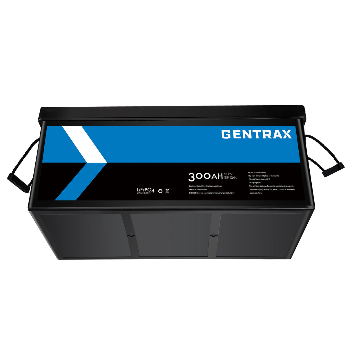 Gentrax 12V 300Ah LiFePO4 Battery