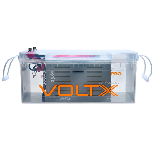 VoltX 24V 100Ah Pro Lithium Battery LiFePO4 Premium