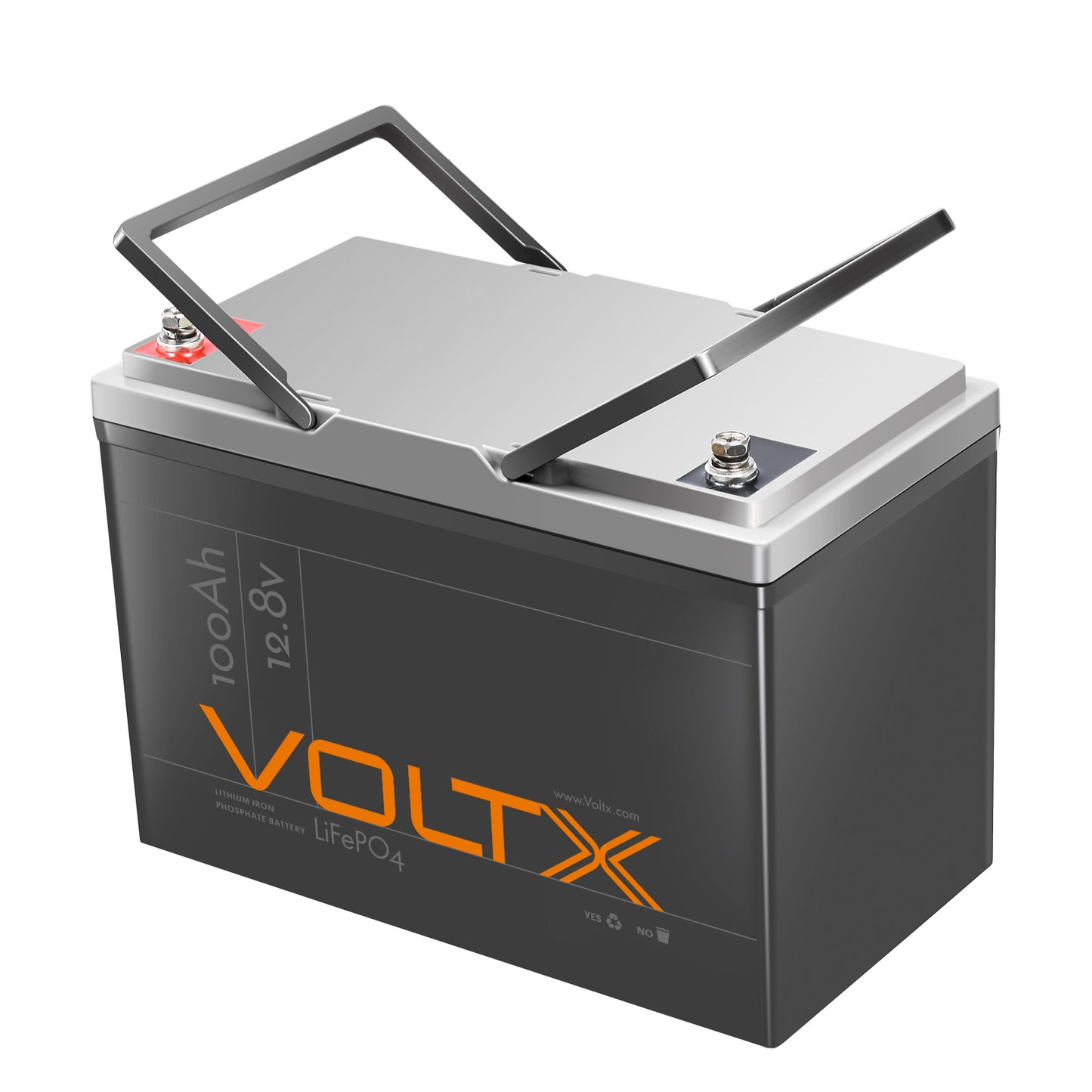 BUNDLE DEAL - VoltX 12V 100Ah LiFePO4 Battery + VoltX 12V 200W Solar Mat
