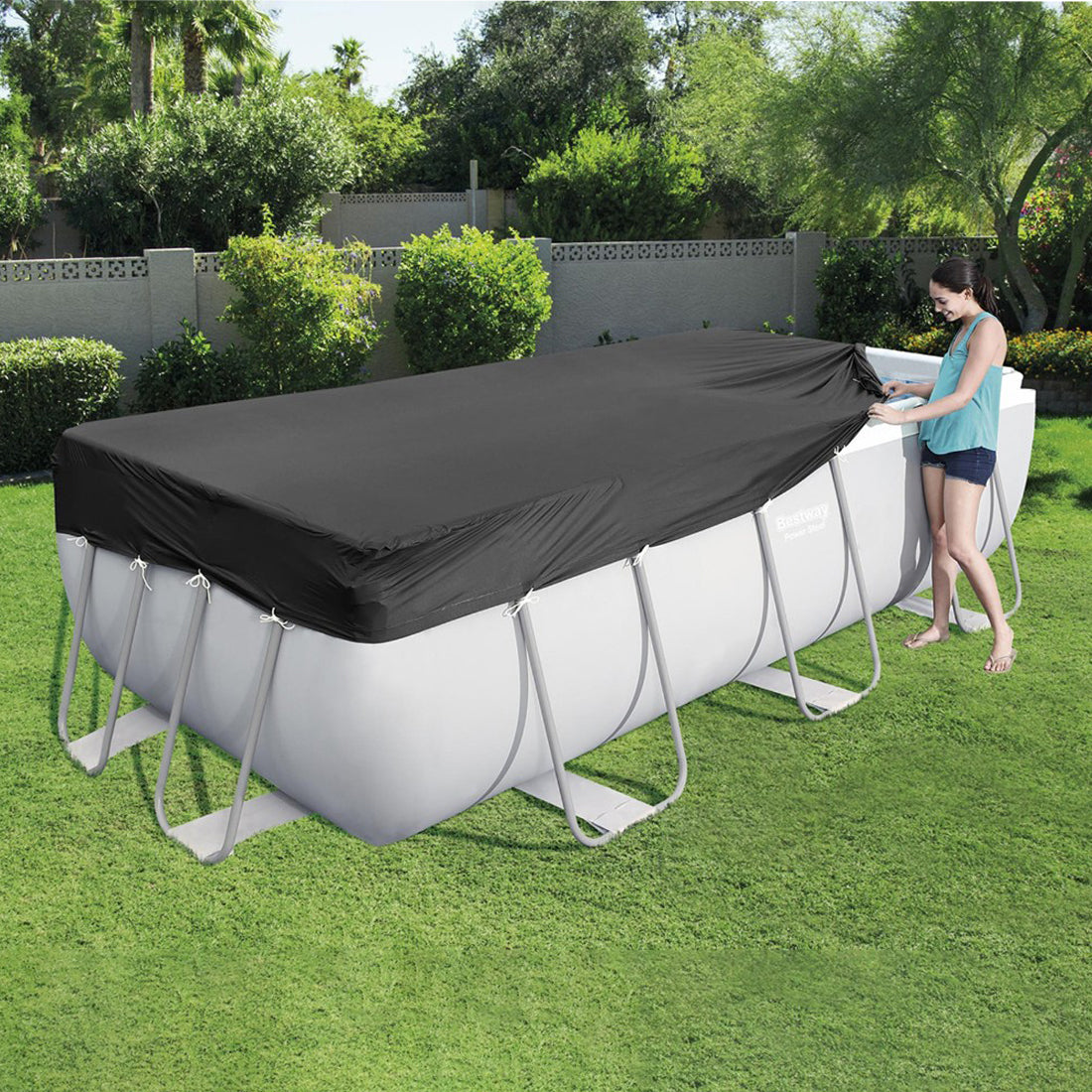 Bestway Swimming Pool Cover 156" x 73" - Fits 56251 56241 56244