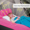 Bestway Dream Glimmers Pink Air Bed With Lights Girls Boys Camping Travel