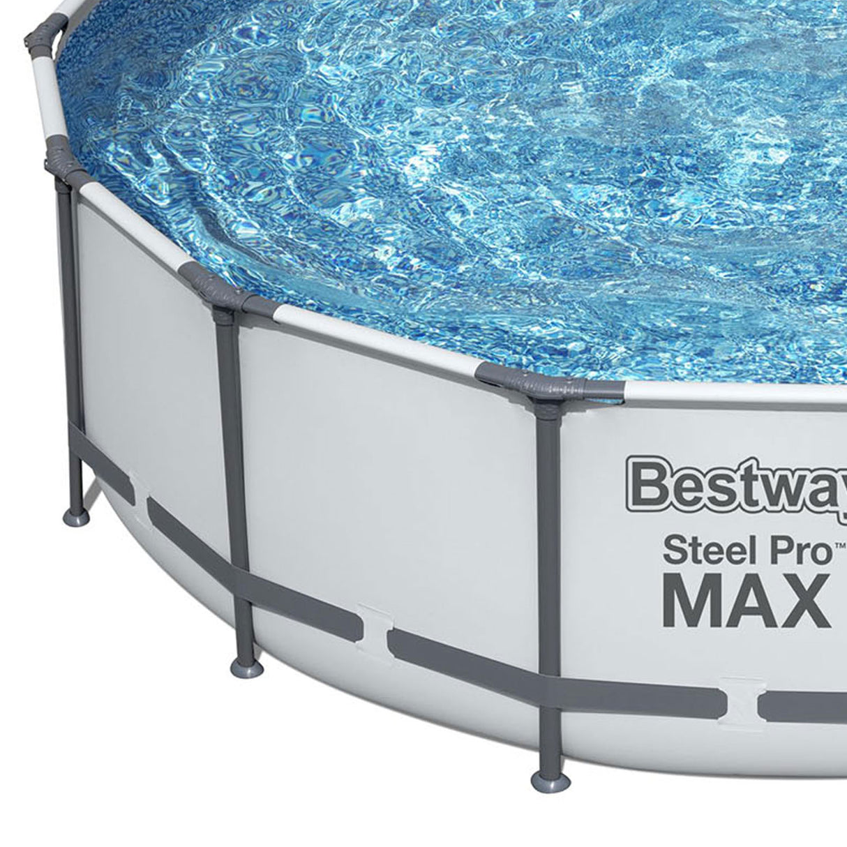 Bestway Steel Pro MAX™ Round Above Ground Swimming Pool Kit - 4.88m x 1.22m