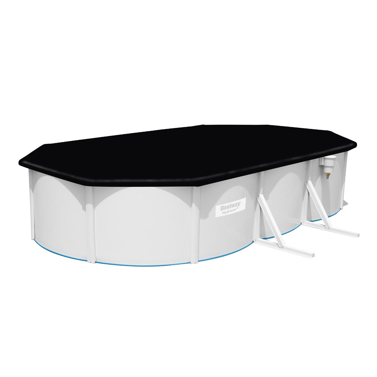 Bestway Hydrium™ Oval Above Ground Pool Sand Filter Kit - 6.10m x 3.60m x 1.20m