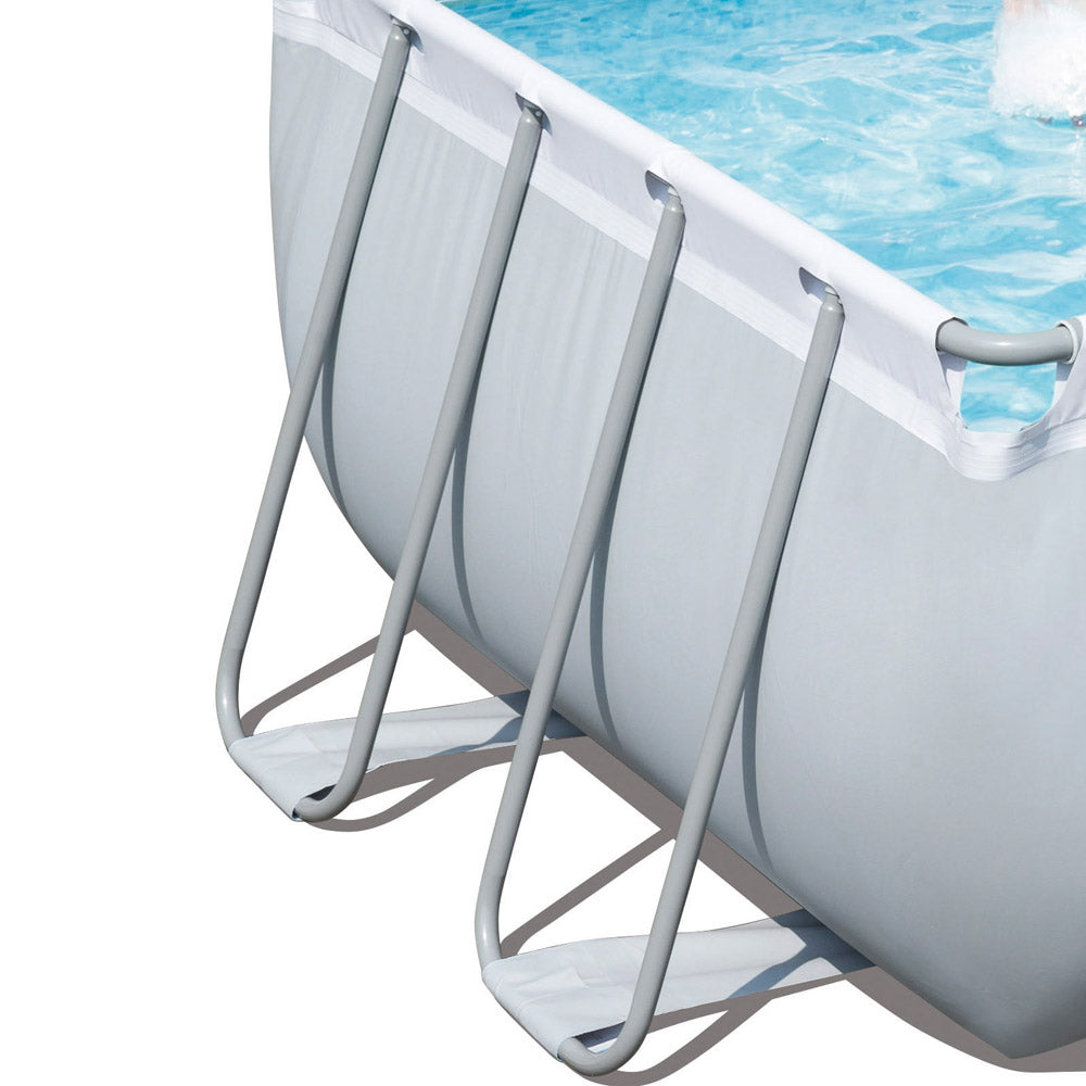 NEW 4.04m x 2.01m Bestway Power Steel™ Rectangular Frame Swimming Pool Set