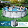Bestway Steel Pro™ - Round 4.9m Above Ground Pool - With Filter Kit