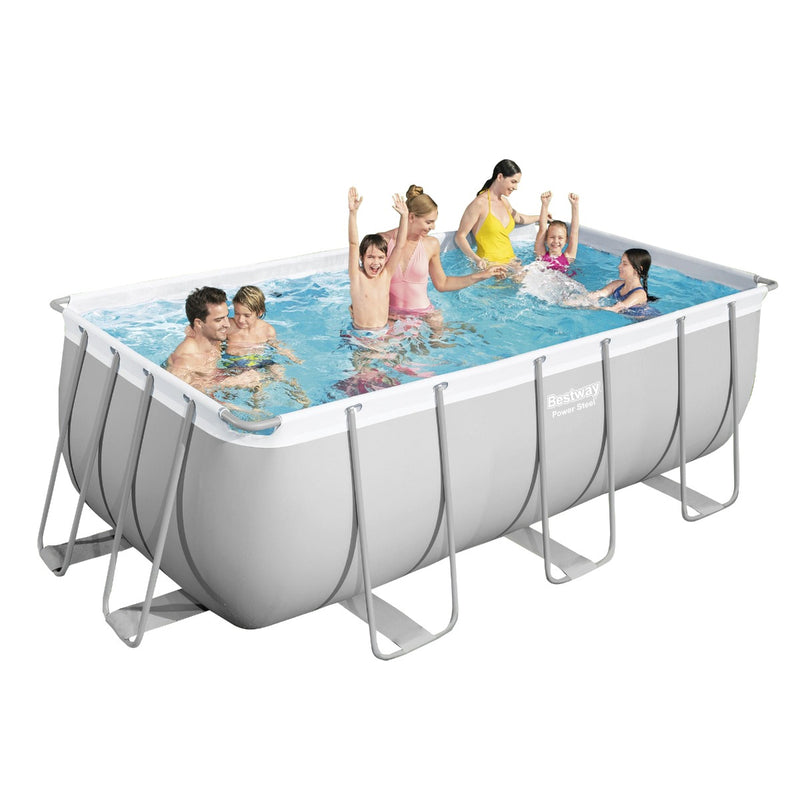 Bestway Power Steel™ Above Ground Pool Kit - 4.12m x 2.01m x 1.22m