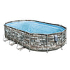 Bestway Power Steel™ Above Ground Swimming Pool Pump LED - 6.10m x 3.66m x 1.22m