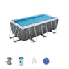 Bestway Power Steel Above Ground Swimming Pool Kit - 4.12m x 2.01m x 1.22m