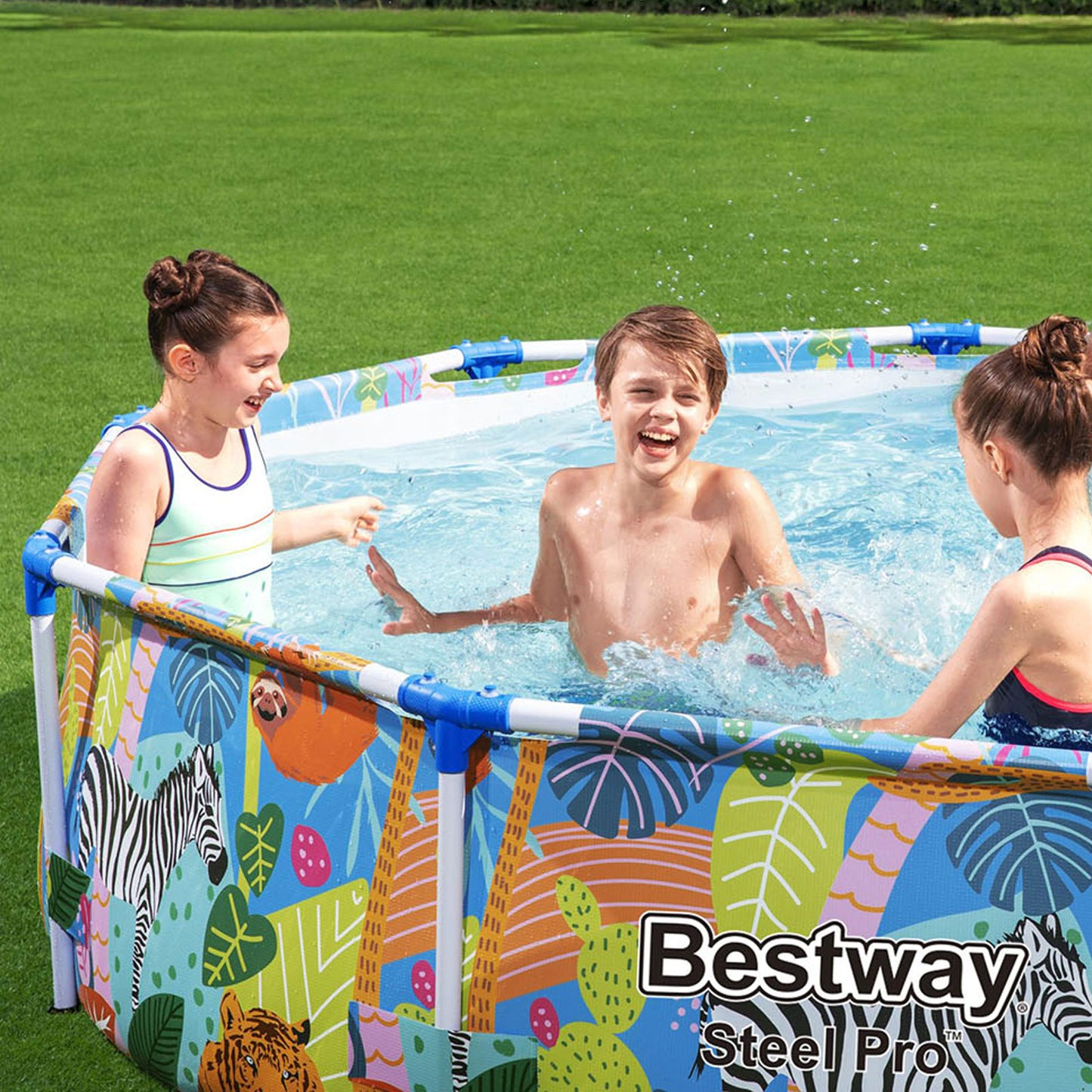 Bestway Steel Pro™ Round Above Ground Swimming Pool - 3.05m x 66cm