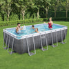 Bestway Power Steel™ Rectangle Above Ground Pool Kit - 4.88m x 2.44m x 1.22m