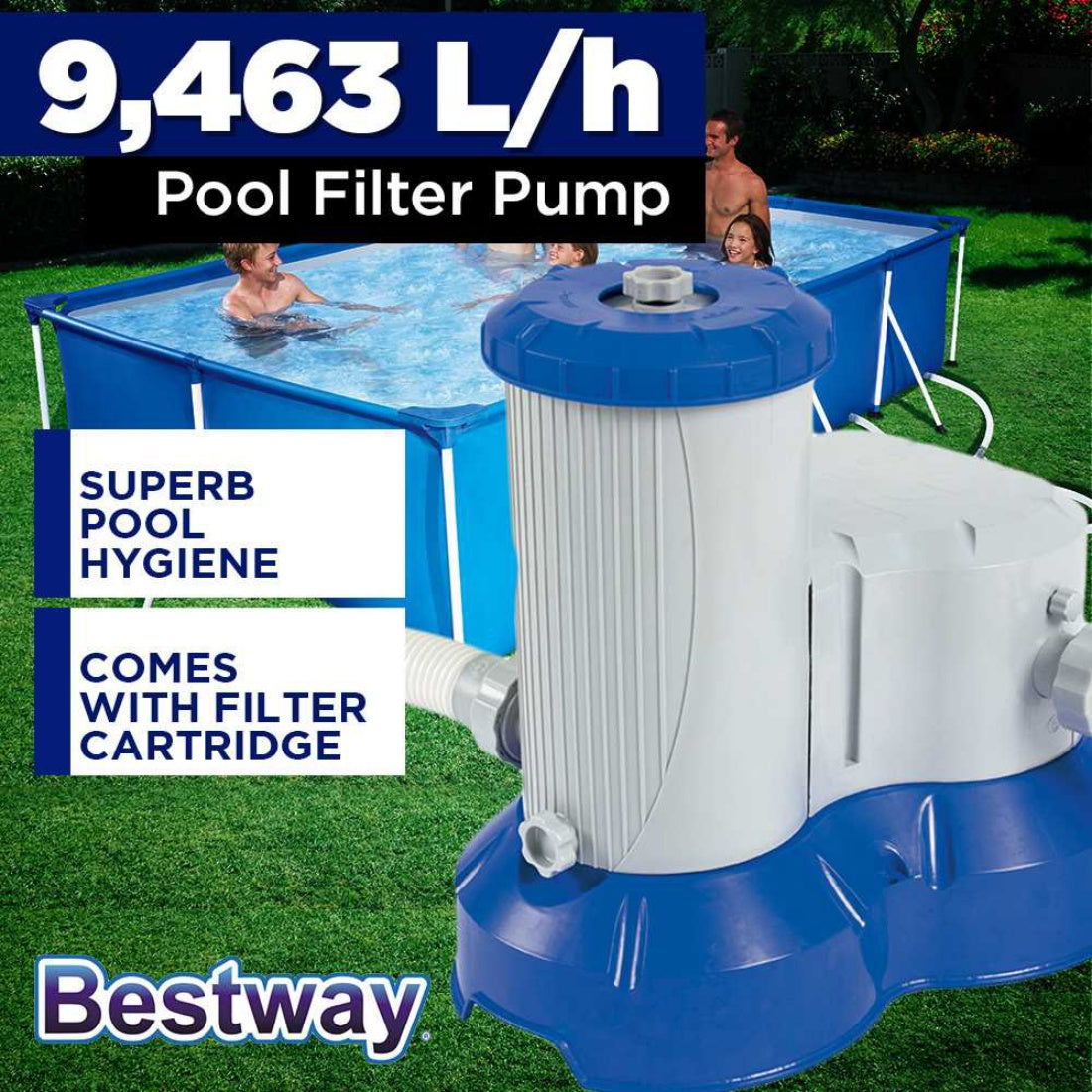 Bestway Flowclear 9463L Above Ground Pool Filter Pump