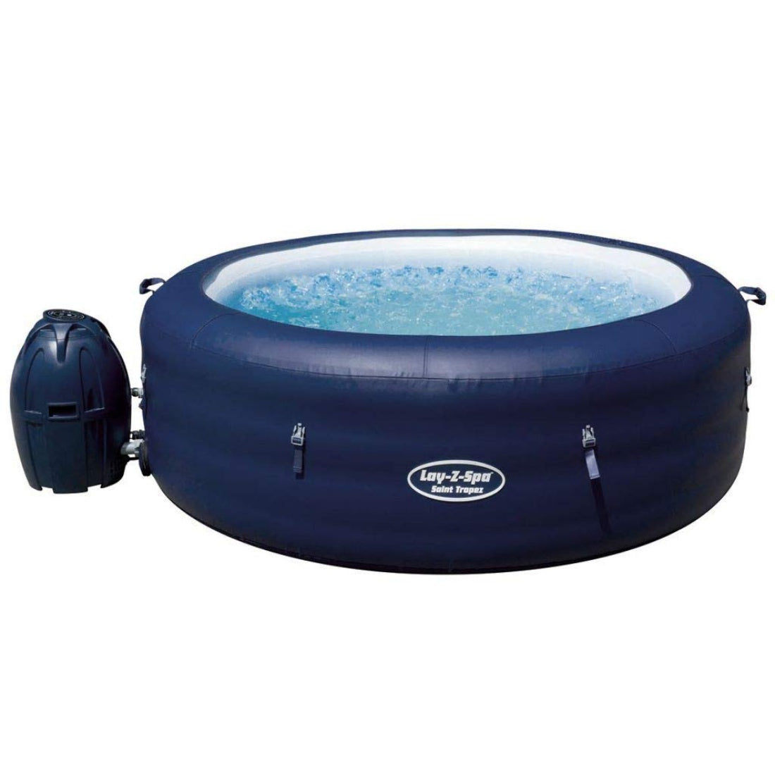 Bestway Lay-Z Spa SAINT TROPEZ + Shelter + Pillow + Cup + 2 Additional Filters