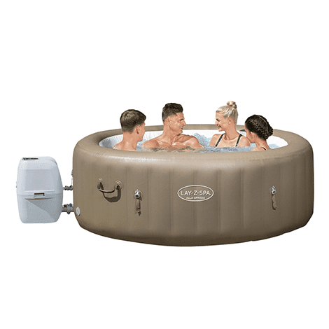 Bestway Lay-Z-Spa PALM SPRINGS Airjets - As Seen on TV - Hot Tub Spa Massage - 140 Jets - 4 to 6 People