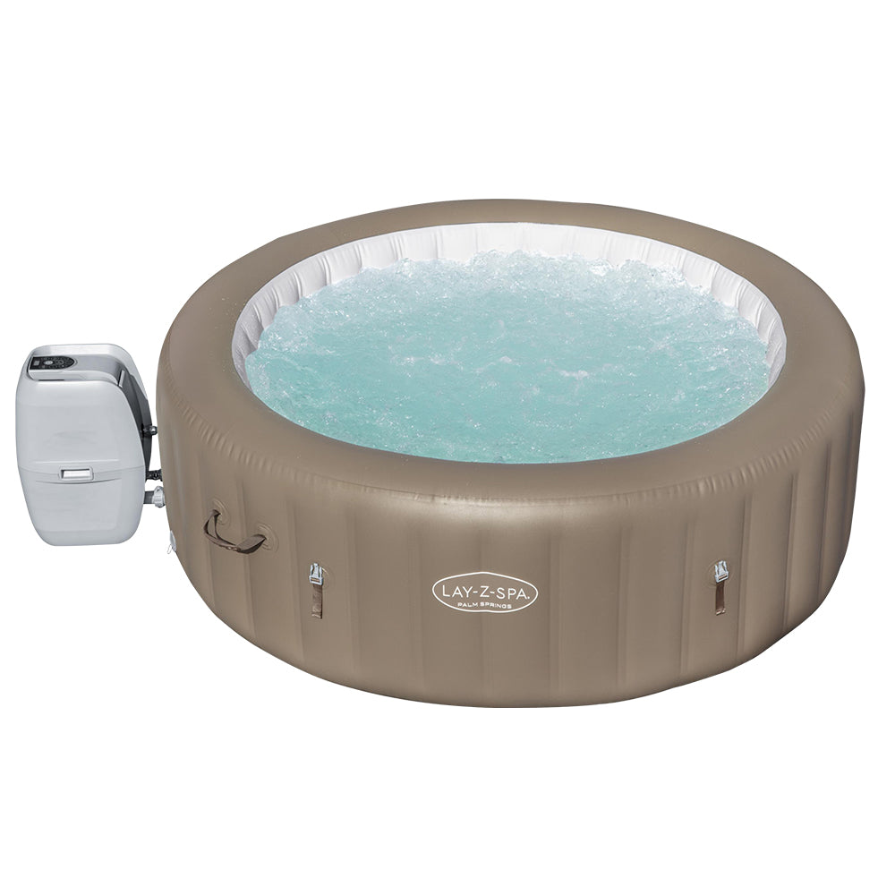 Bestway Lay-Z-Spa PALM SPRINGS Airjets - As Seen on TV - Hot Tub Spa Massage - 140 Jets - 4 to 6 People