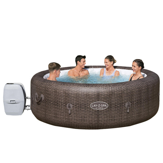 Gigantic! Bestway Lay-Z-Spa ST. MORITZ AirJet - Hot Tub Spa Massage - 180 Jets - 5 to 7 People