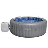 Bestway Lay-Z-Spa SANTORINI Hydrojet Pro - Hot Tub Spa Massage - 180 Jets + 10 Jetstream Nozzles - 5 to 7 People