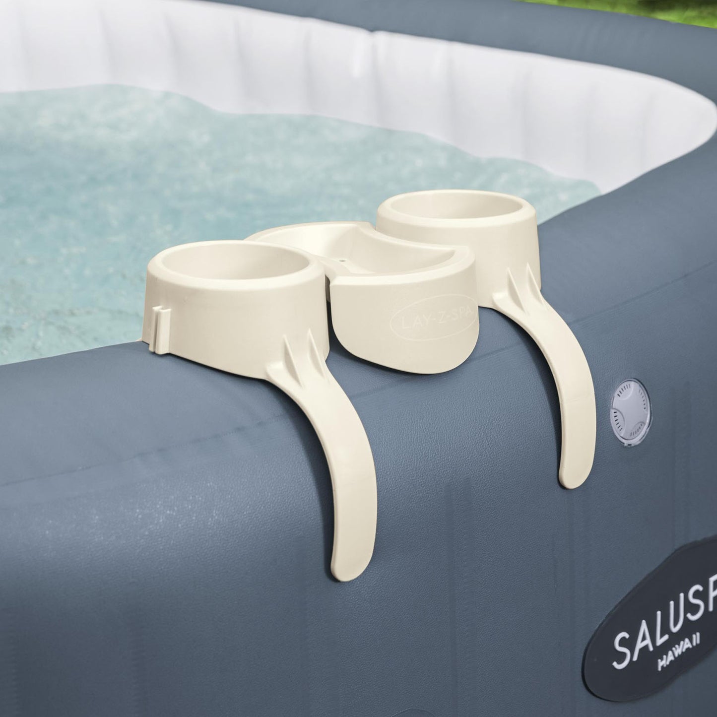 Bestway Lay-Z-Spa Drink Holder Hot Tub Accessories - 2 X Cup Snack Tray Stand